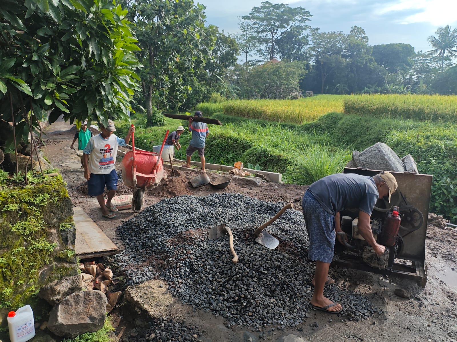 Pengecoran Jalan dan Trotoar Cijengkol